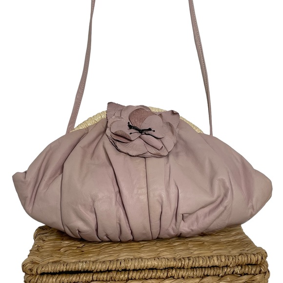 Vintage Timmy Woods Beverly Hills Bag 1977 Leather Crossbody - Picture 6 of 10